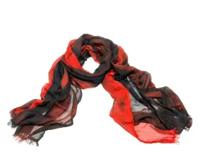 Red   Black Scarf