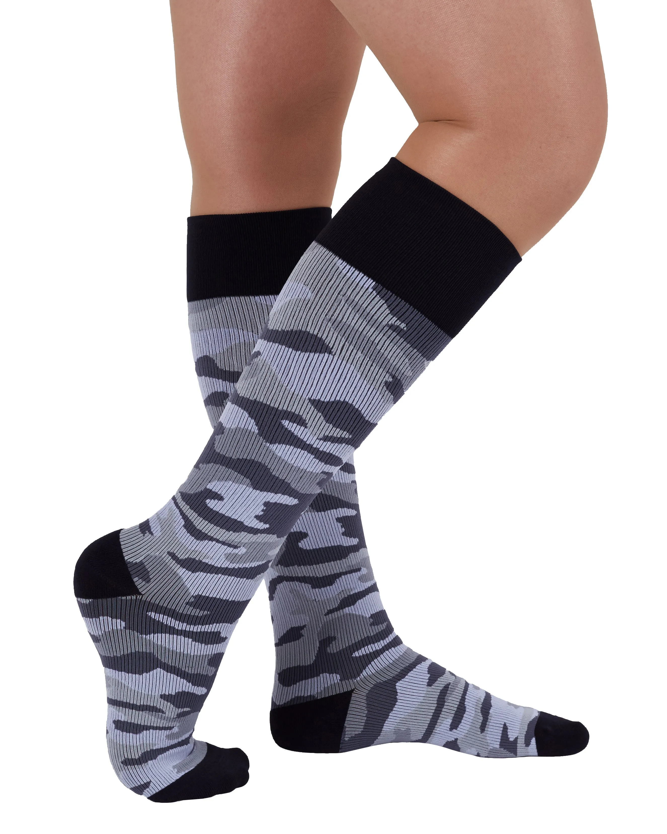 Rejuva Camo 20-30 mmHg Knee High Compression Socks