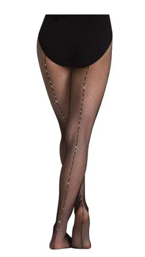 Rhinestone Fishnet Tights C64 -Child Tight Size