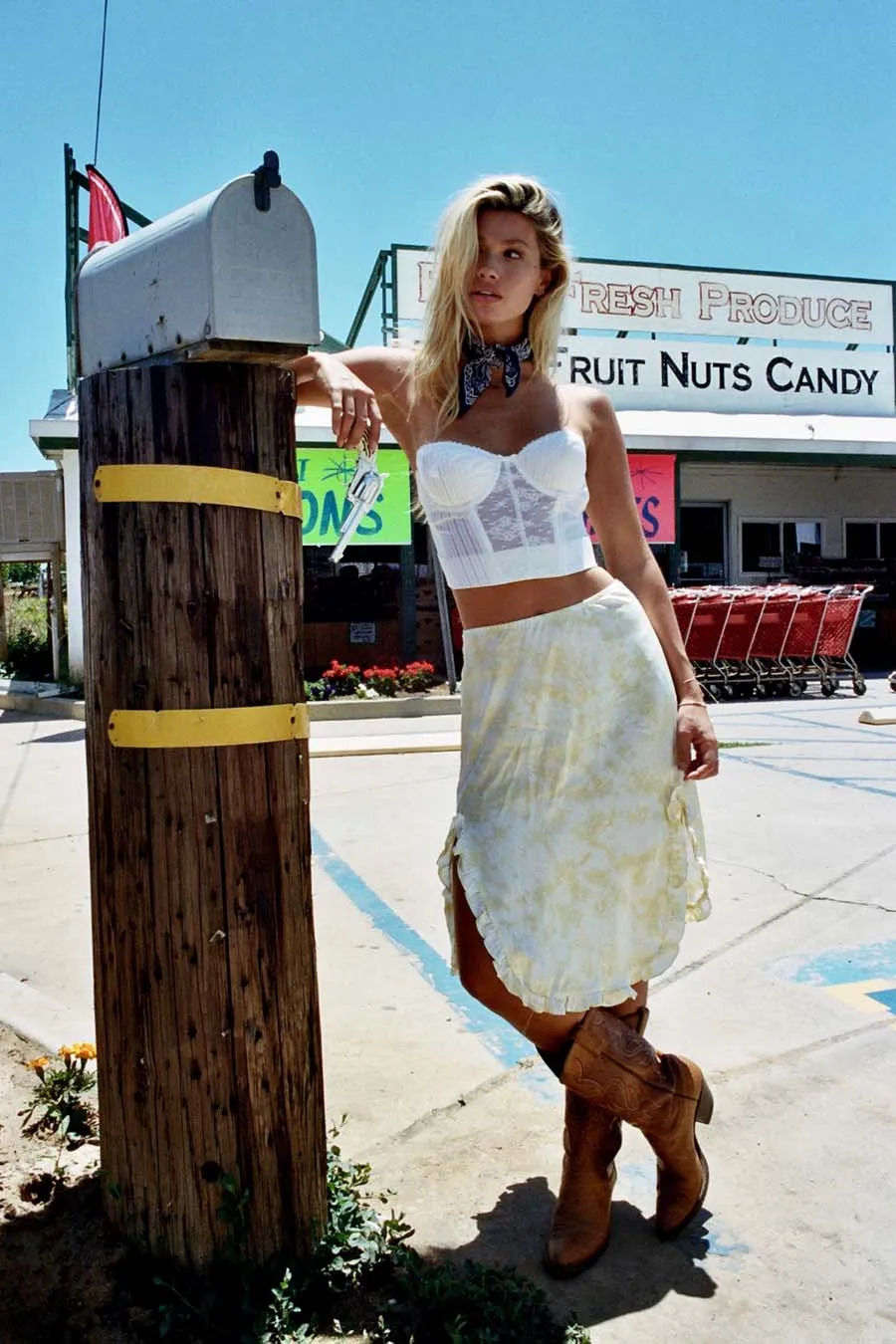 RHUMBA SKIRT TIE DYE YELLOW