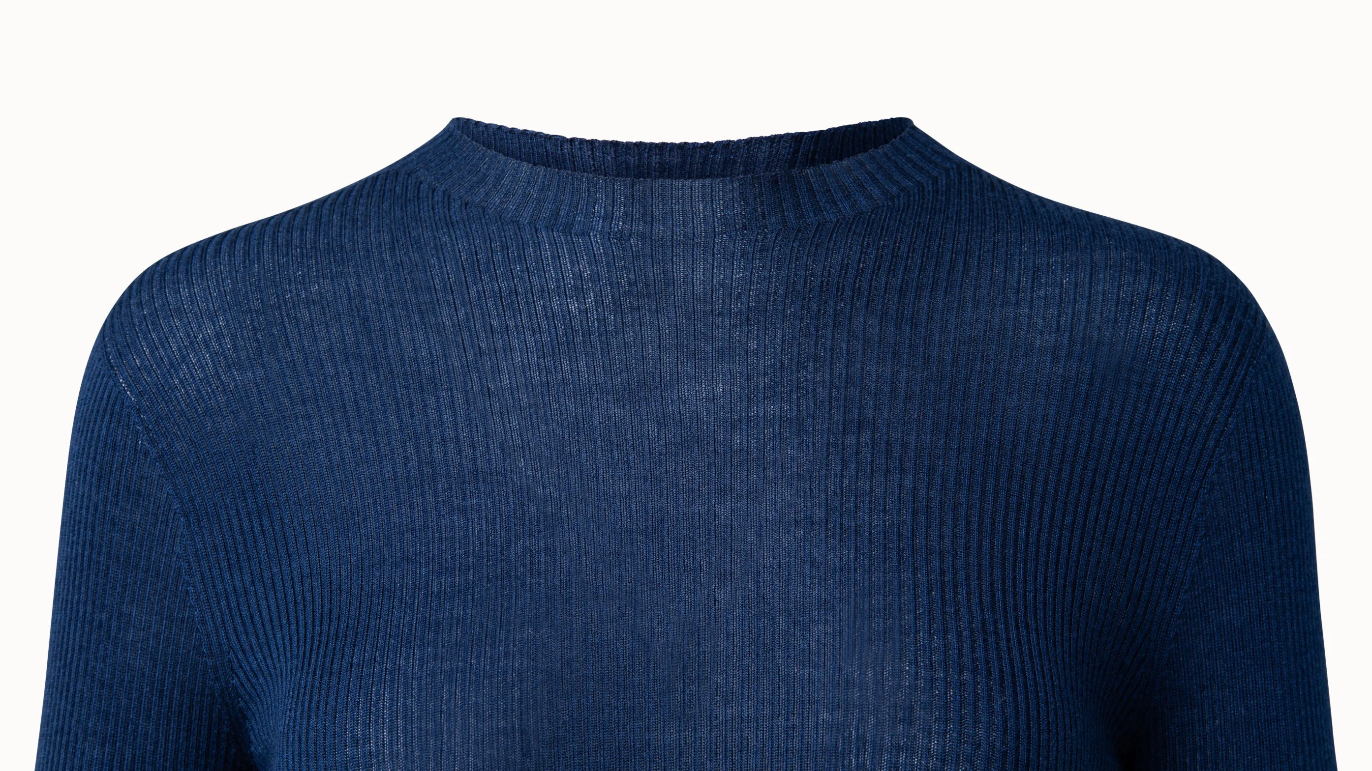 Ribbed Cashmere Silk Sweater