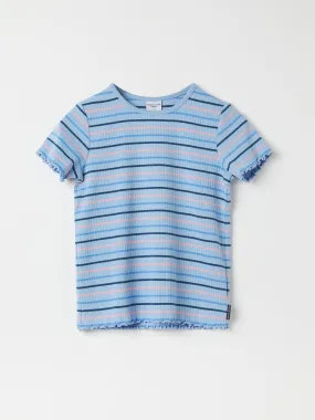 Ribbed Striped Kids T-Shirt