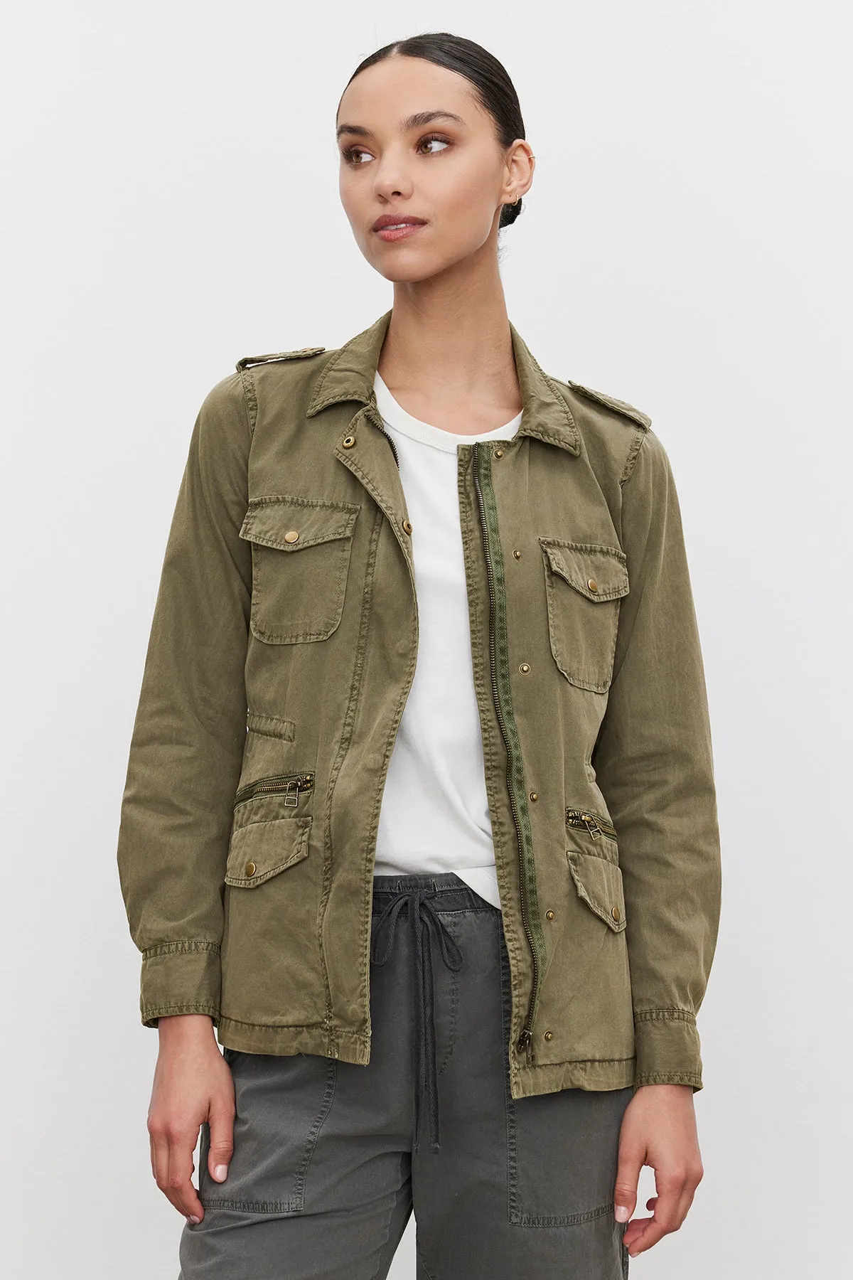 RUBY LIGHT-WEIGHT ARMY JACKET