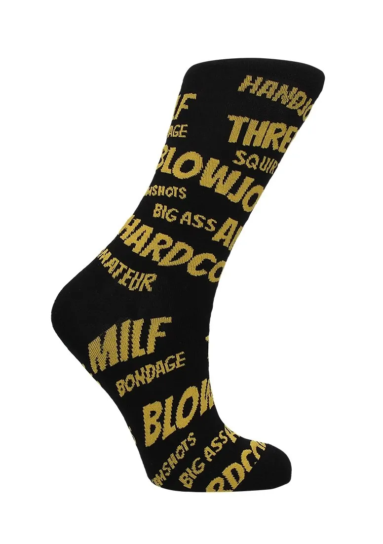 Sexy Words Socks - US Size 2-7,5 / EU Size 36-41 36-41