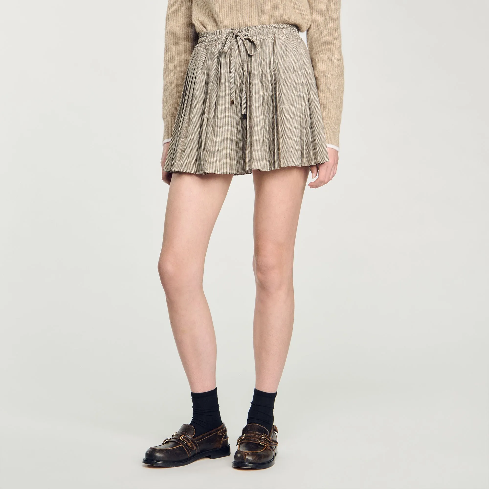 Short Pleated Skirt