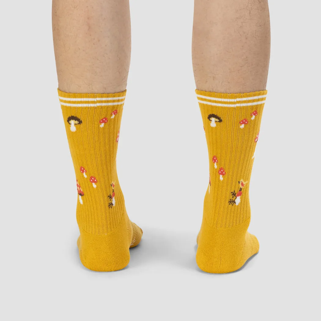 Shrooms Unisex Athletic Crew Socks