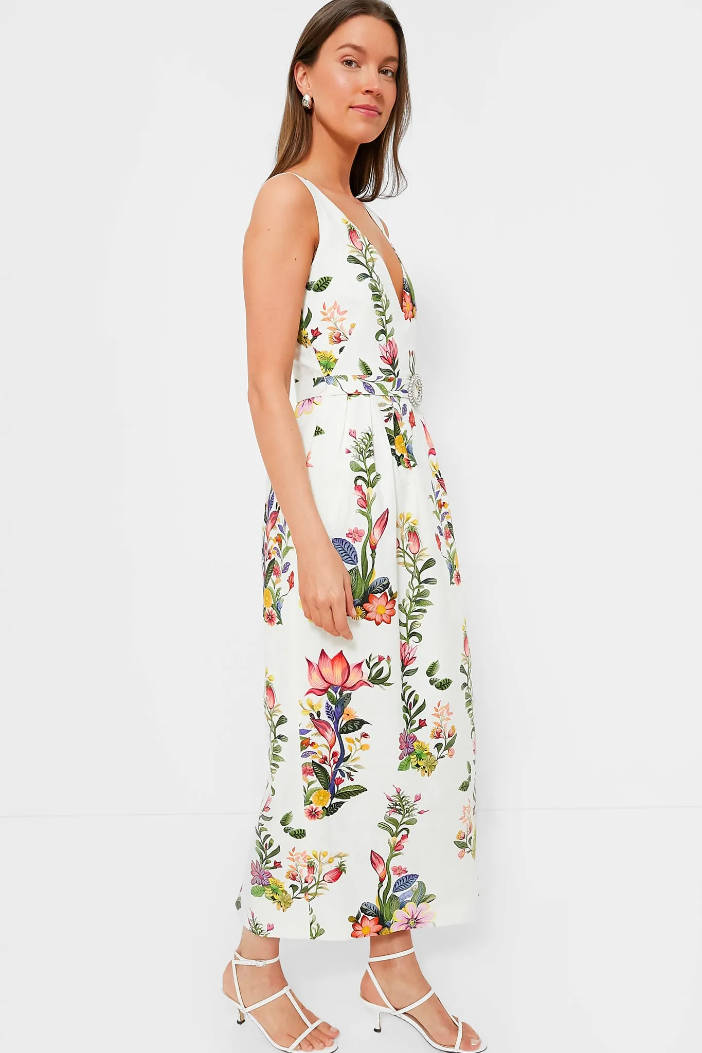 Sierra Jungle White Jules Dress