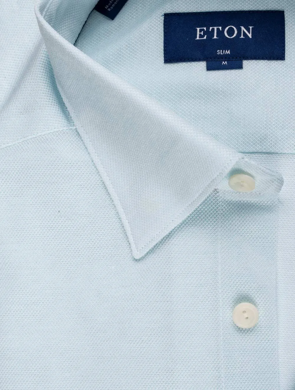 Slim Fit Button Under Jersey Shirt Lime