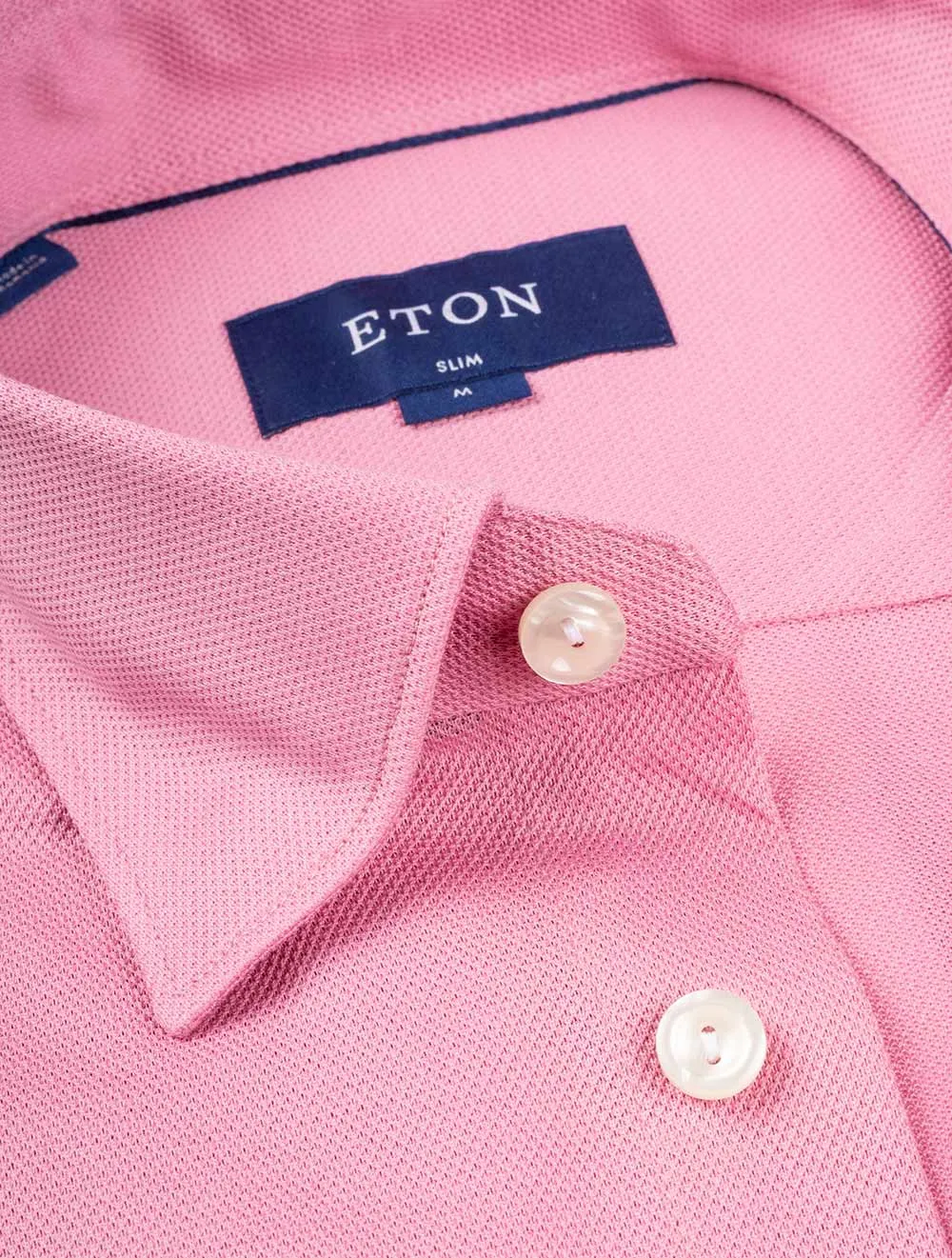 Slim Fit Jersey Casual Shirt Pink