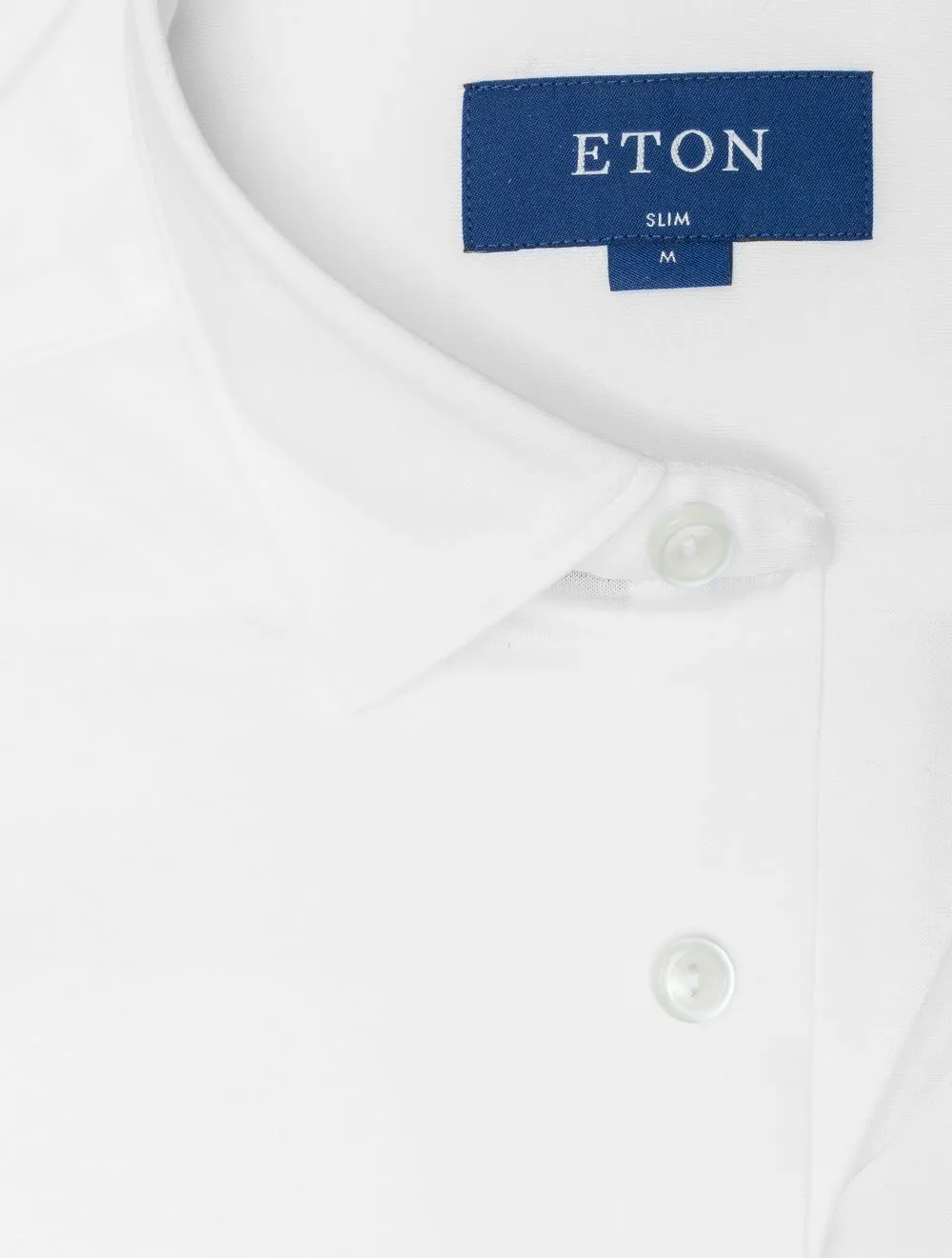 Slim Fit Jersey Shirt White