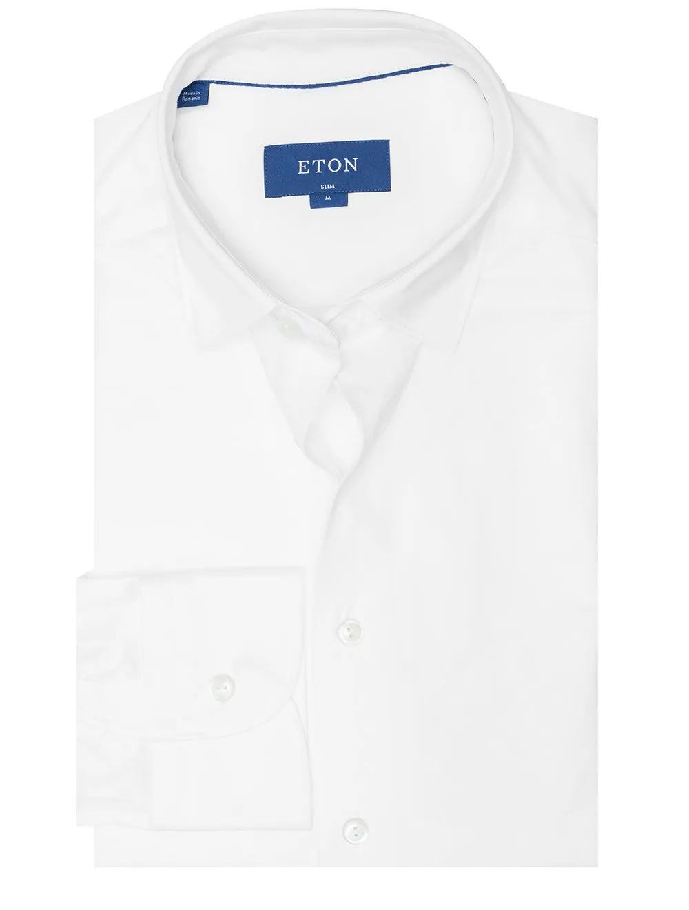 Slim Fit Jersey Shirt White