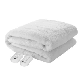 Snugfit Electric Blanket - Sherpa Fleece with Elasticated Straps