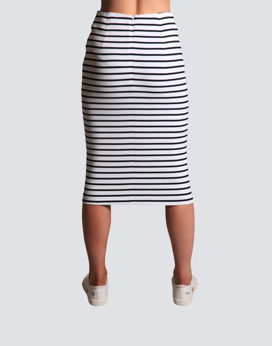 Stand Still Skirt - White