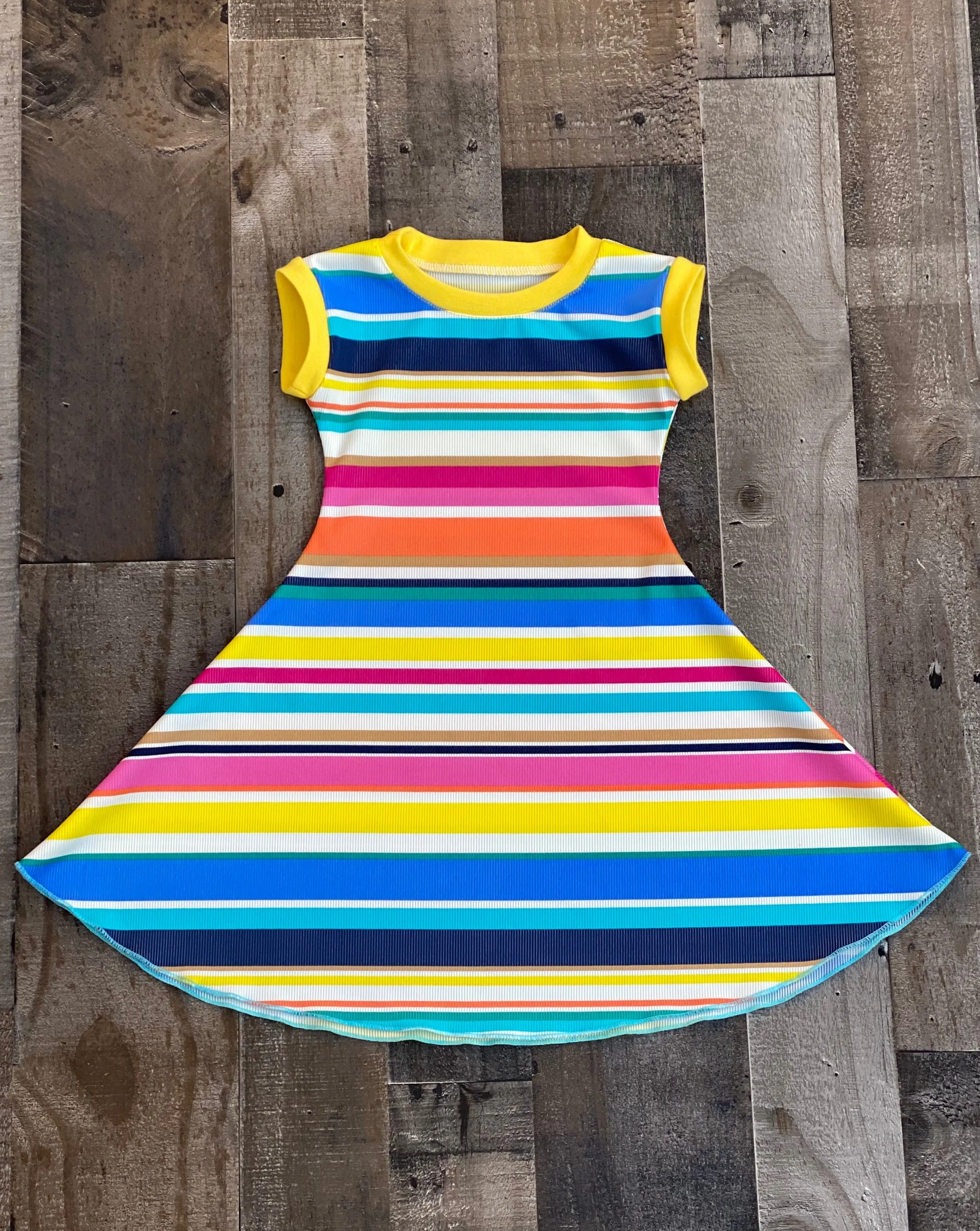 Striped Summer Girl Dress