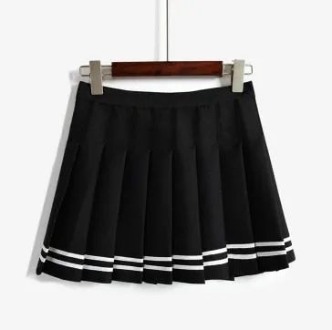 Summer Fashion High Waist Skirt Ball British Style Kawaii