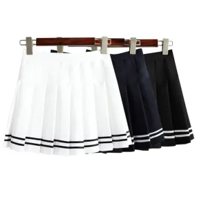 Summer Fashion High Waist Skirt Ball British Style Kawaii