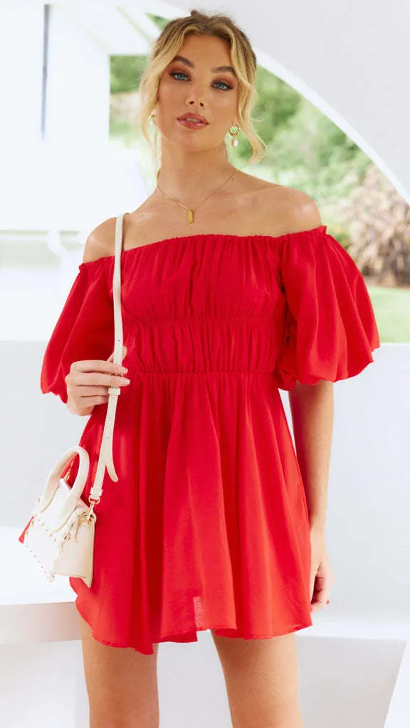 Summer Sexy Off the Shoulder Short Dress