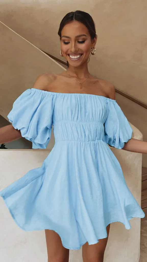 Summer Sexy Off the Shoulder Short Dress