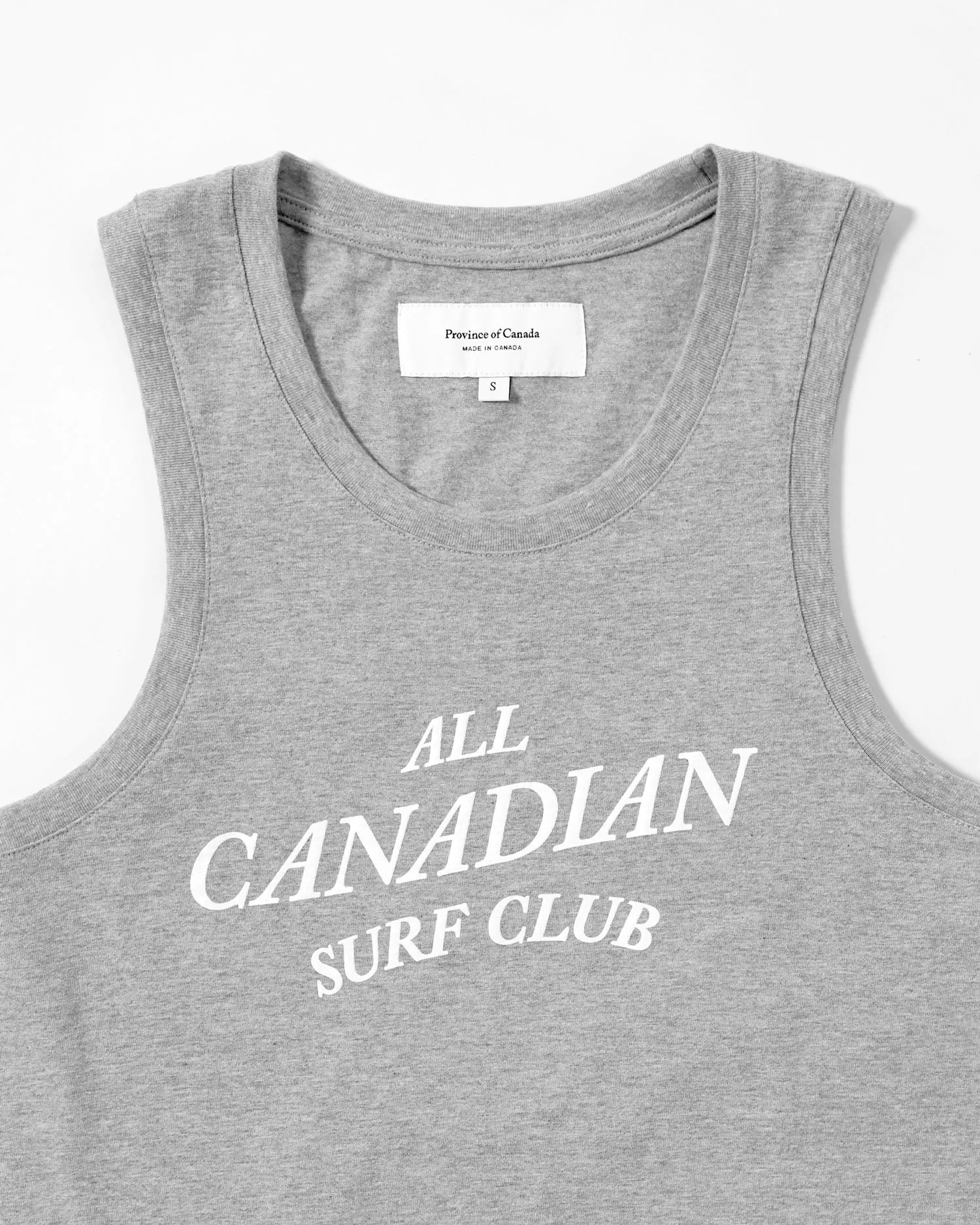 Surf Club Tank Top Heather Grey - Unisex