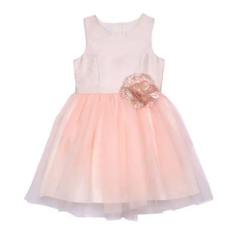 Tanya Peach Ballerina Dress