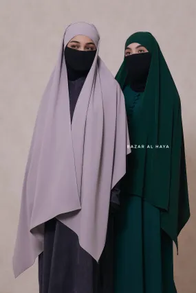 Tie Back Scarf & Khimar - Long Rectangle Shape - Style & More