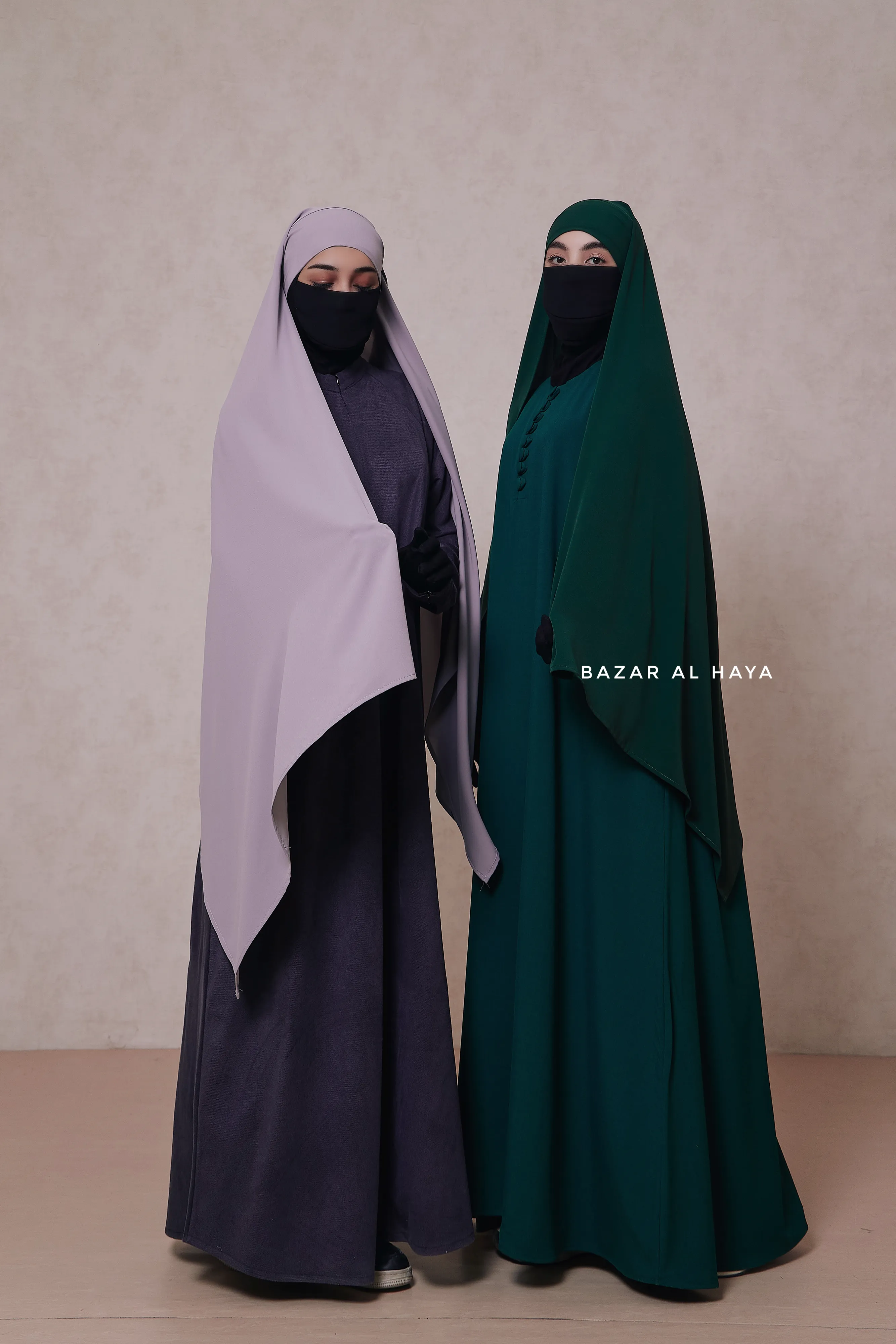 Tie Back Scarf & Khimar - Long Rectangle Shape - Style & More