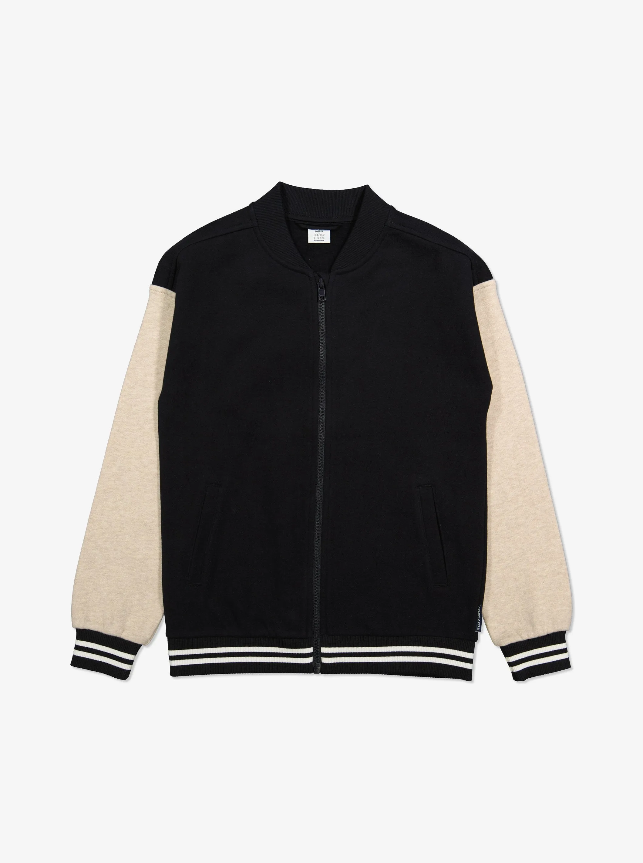 Two-Tone Kids Baseball Jacket