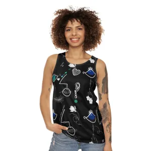 Unisex Tank Top (AOP) FACE DOODLES 4 U