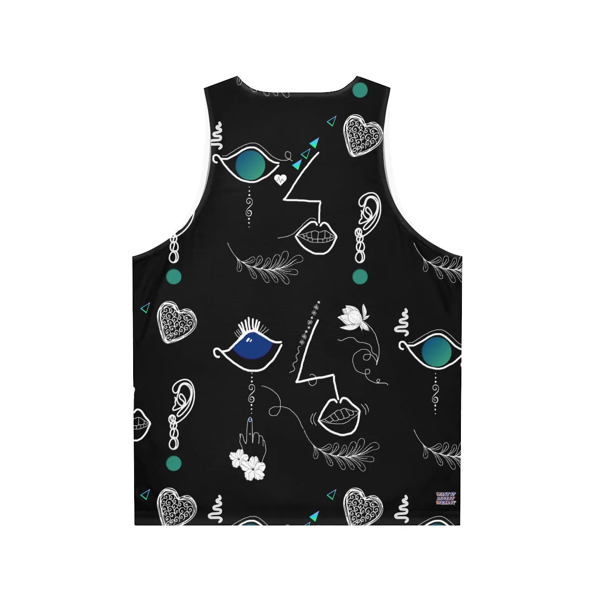 Unisex Tank Top (AOP) FACE DOODLES 4 U