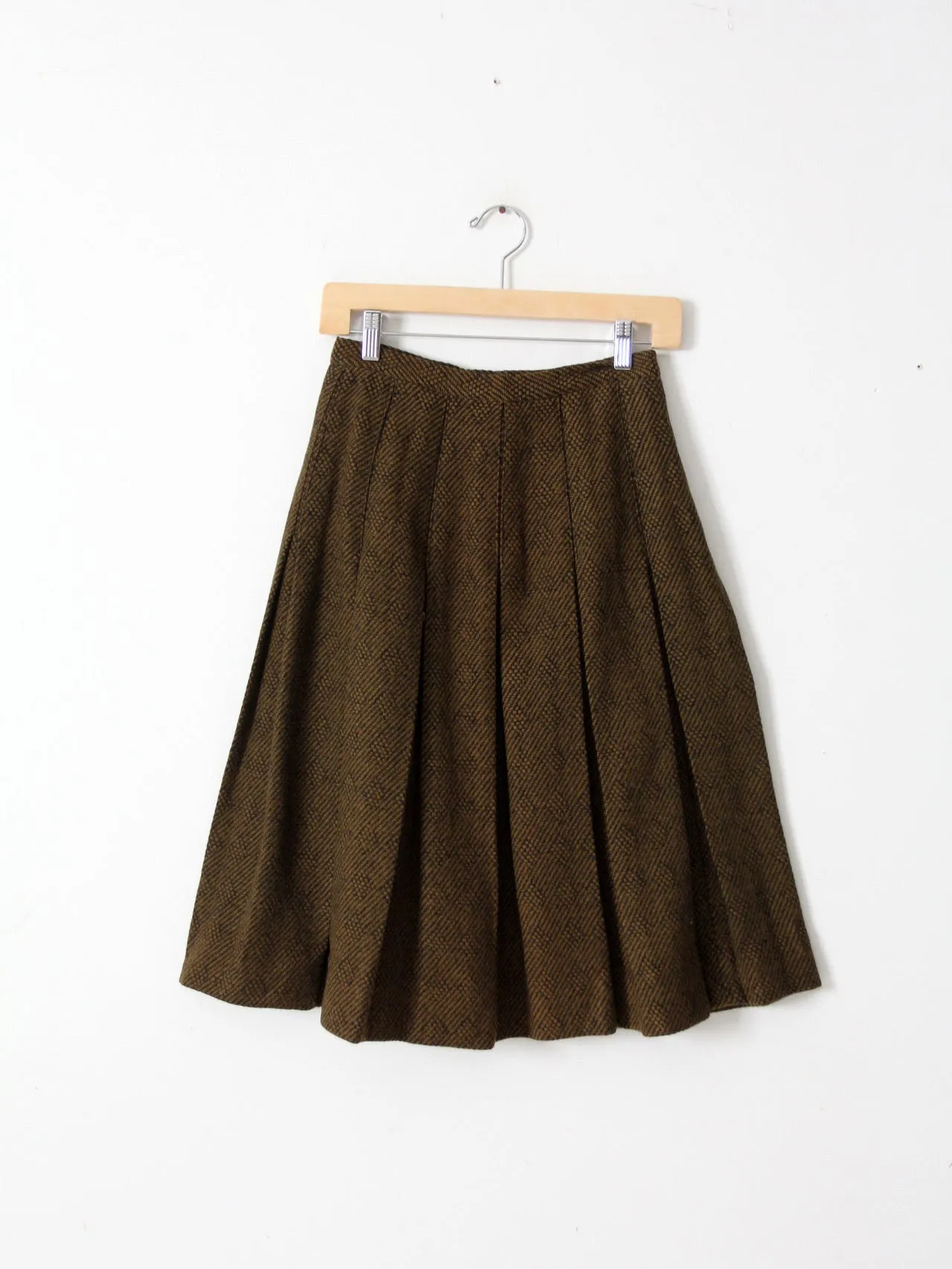 vintage 50s pleated skirt