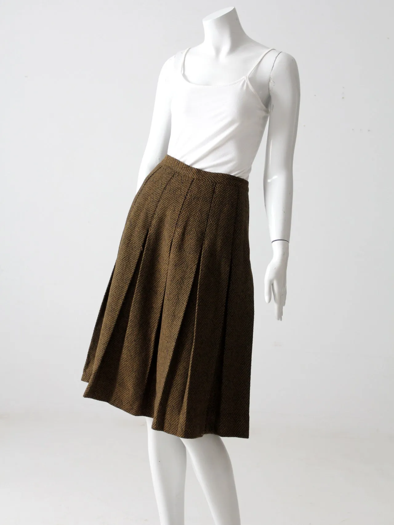 vintage 50s pleated skirt