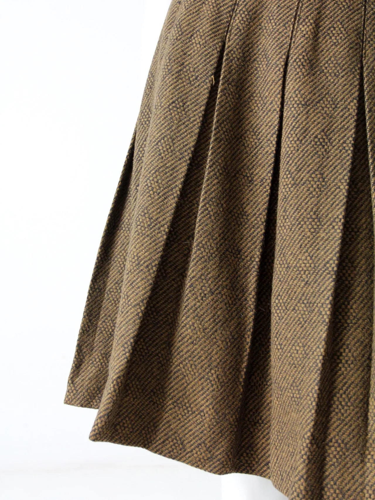 vintage 50s pleated skirt