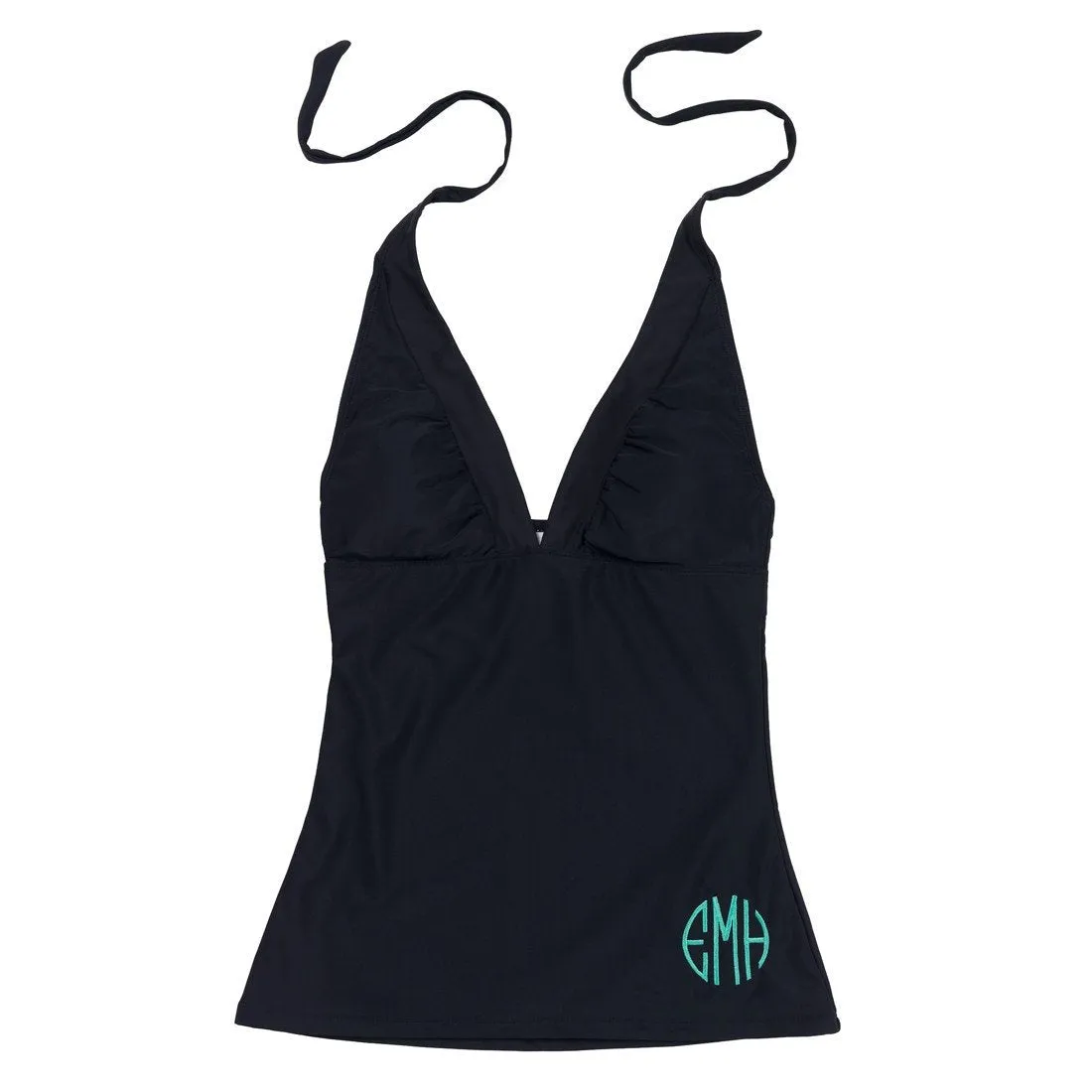 Viv & Lou Black Swim Tankini Top