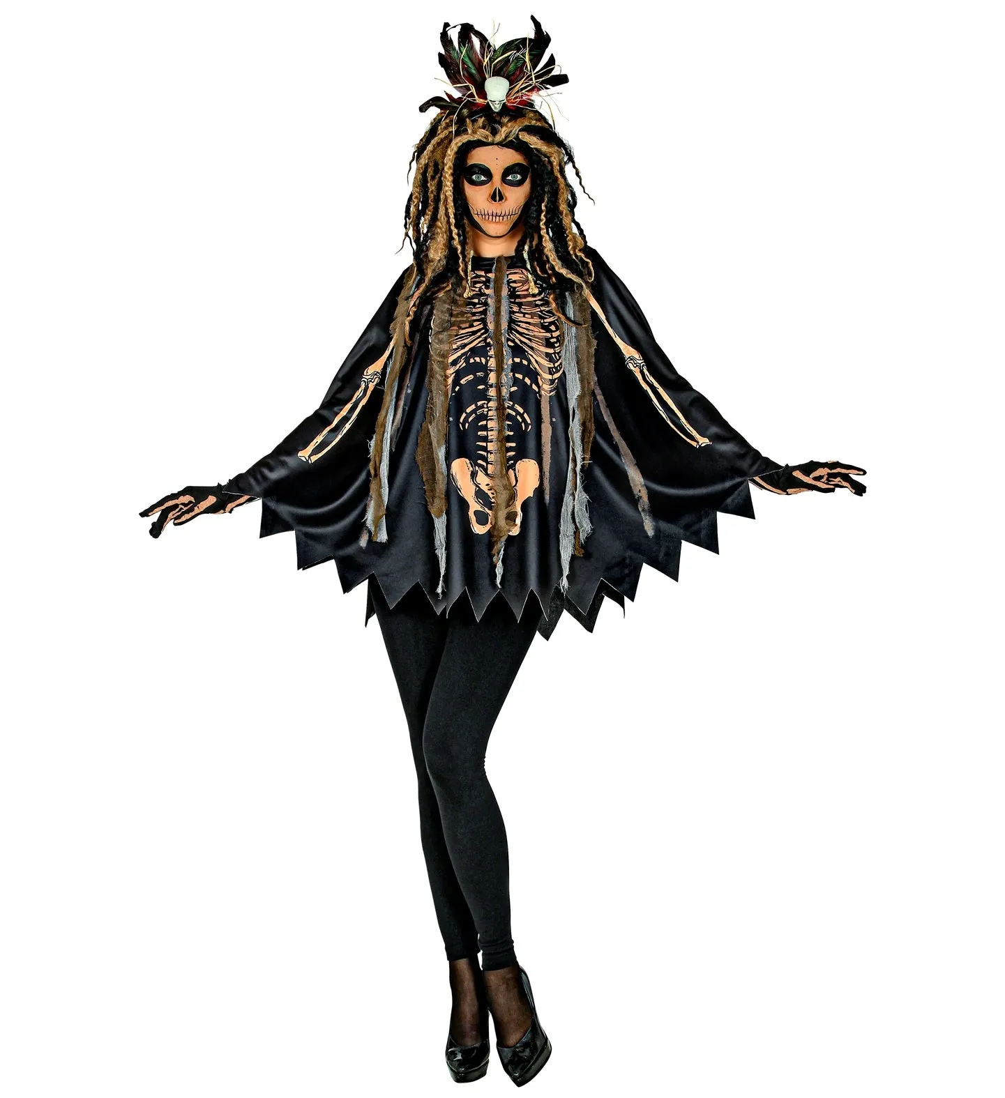 Voodoo Priest Poncho Costume