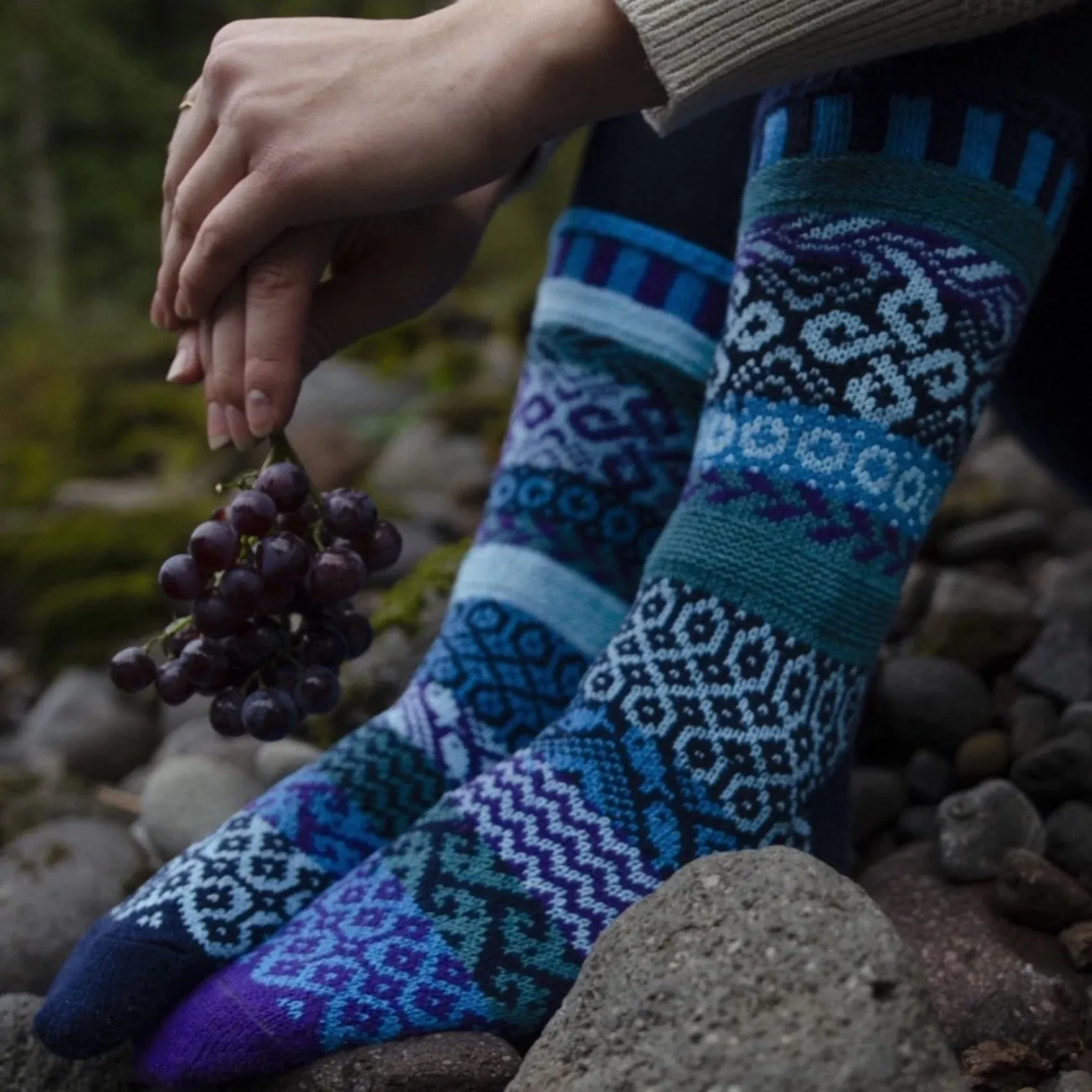 Water Recycled Cotton Crew Socks