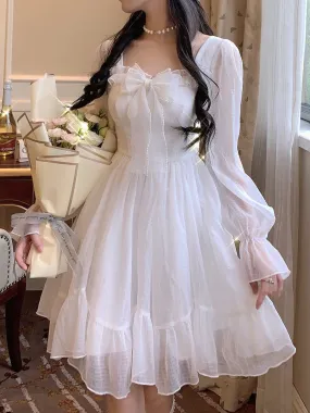 White Lace Princess Dress