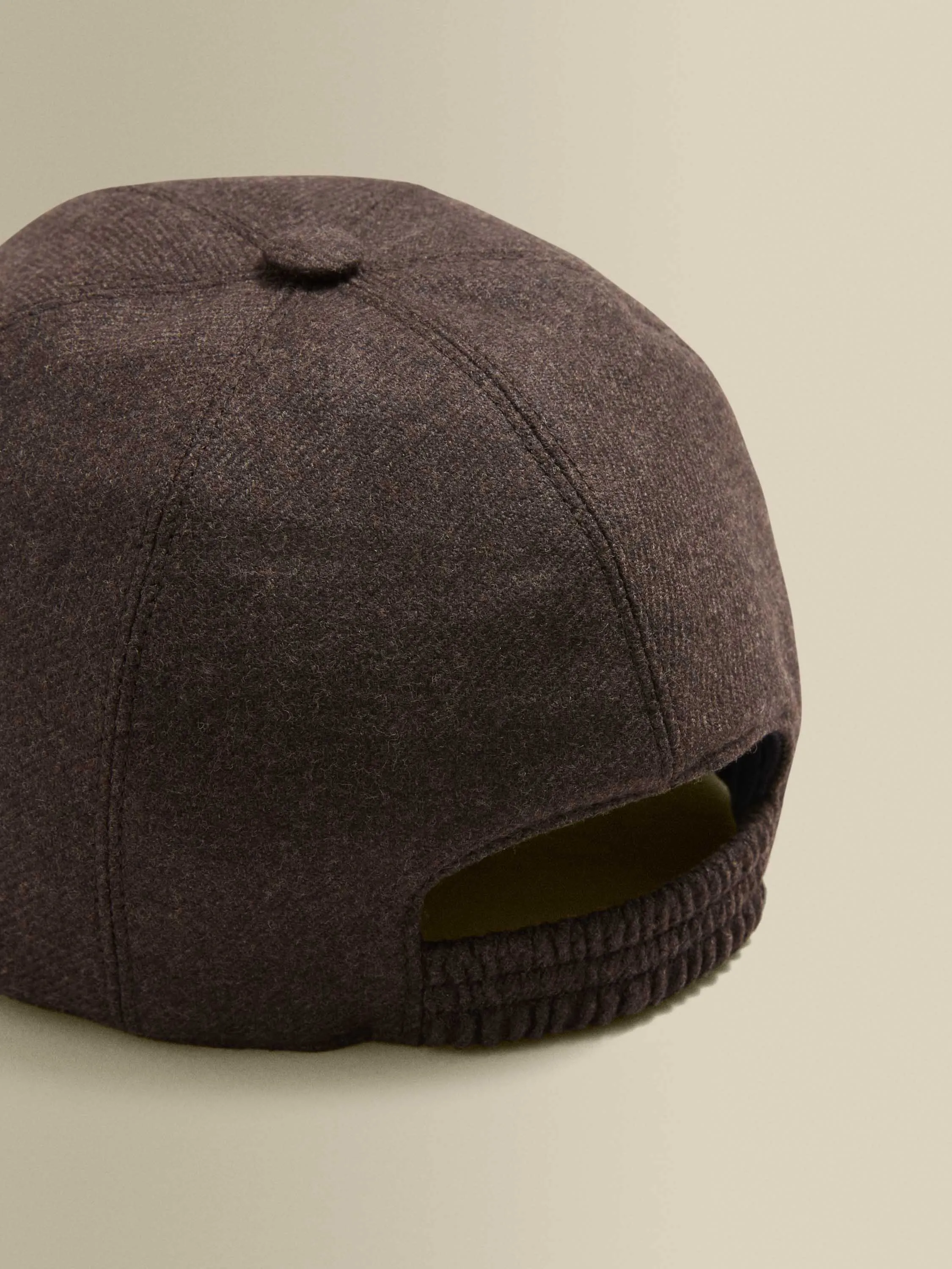 Wool Cashmere Baseball Cap