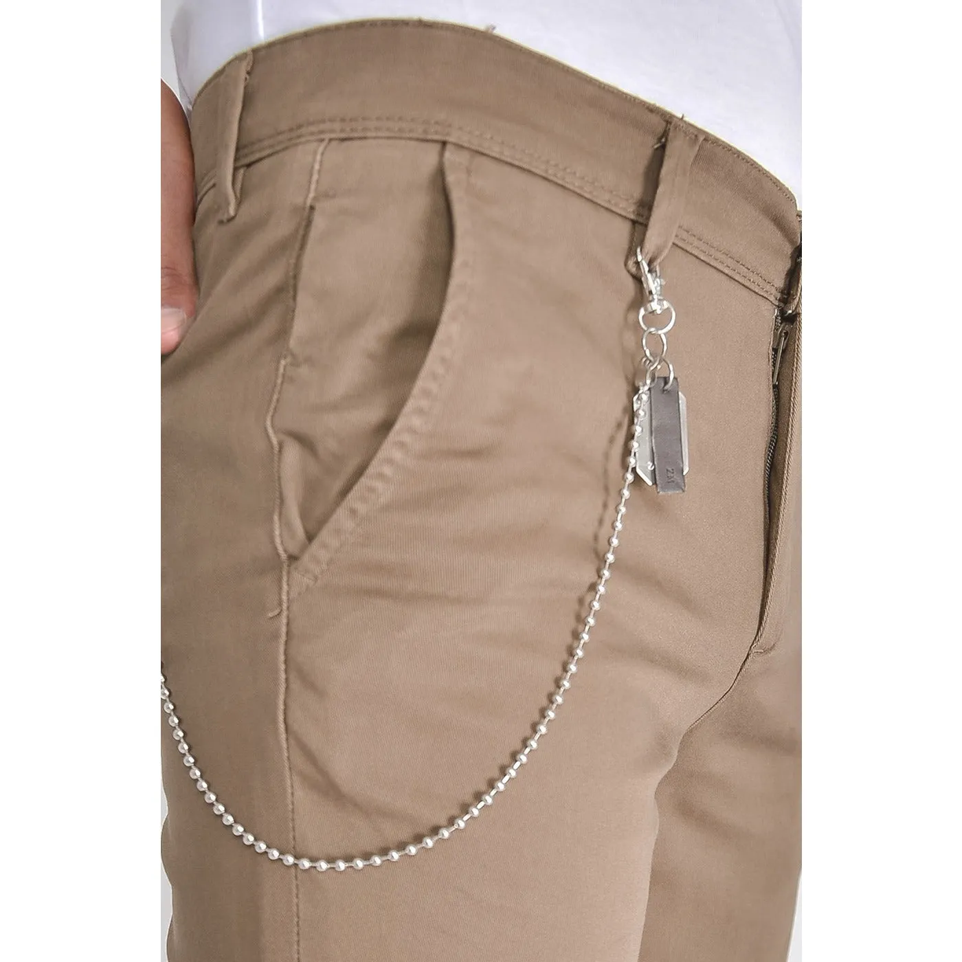 Zara Light Brown Skinny Chinos