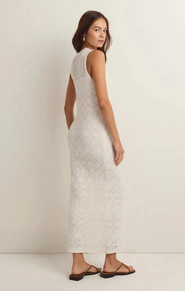 ZSU Mallorca Crochet Mid Dress